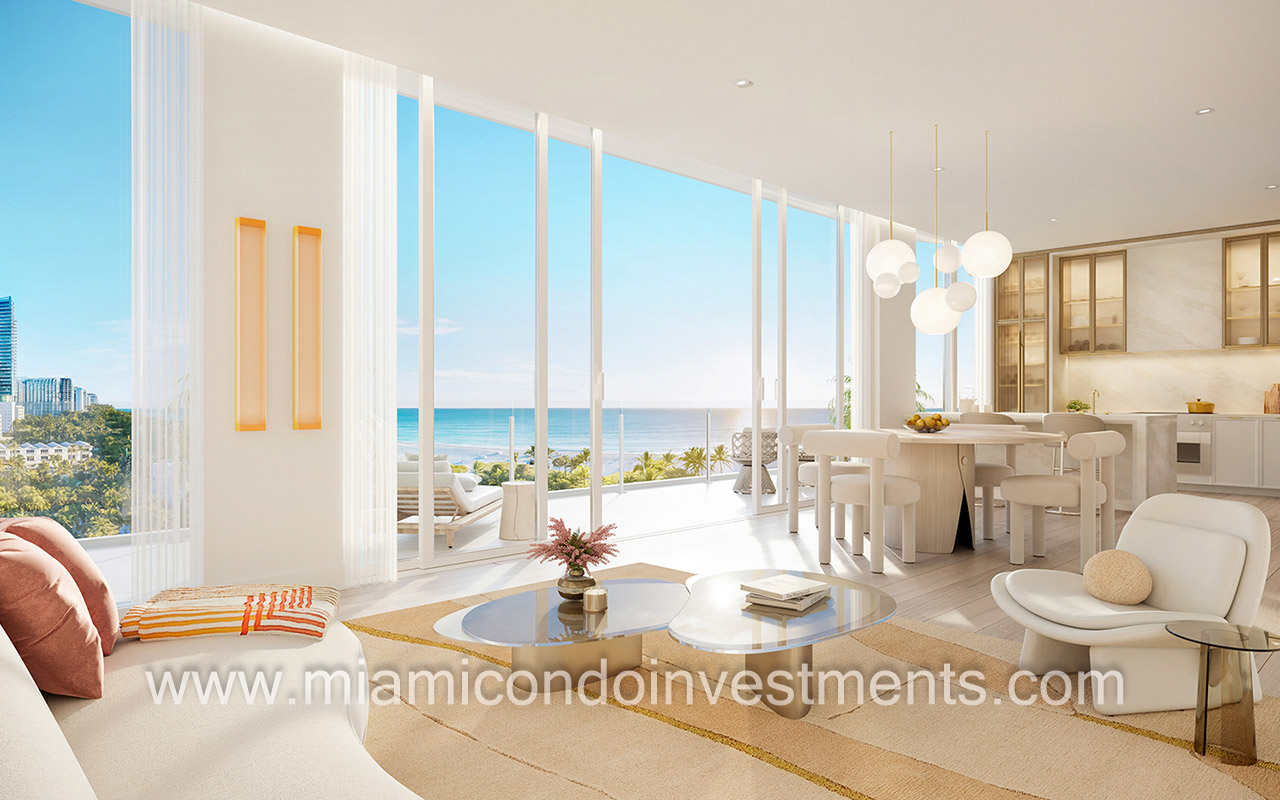 Ritz-Carlton Residences South Beach condo with view