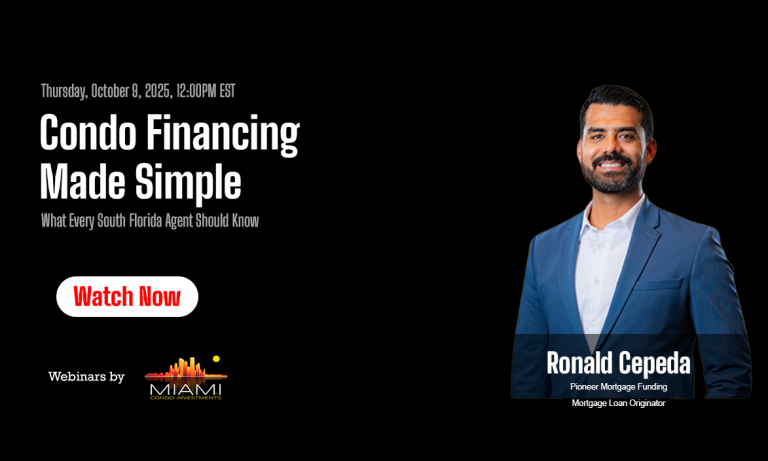 Webinar Condo Financing Made Simple with Ronald Cepeda
